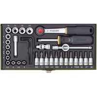 Профессиональный набор инструмента на 1/4", 36шт.   PROXXON  (код 23080)